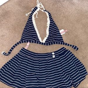 Juicy Couture Bikini tip and matching skirt